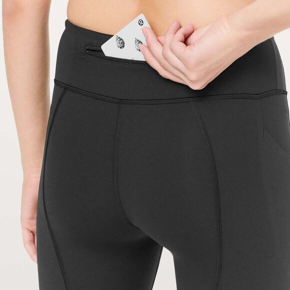 Lululemon Women's Pace Rival Crop 22" Leggings - Black - Picture 3 of 12